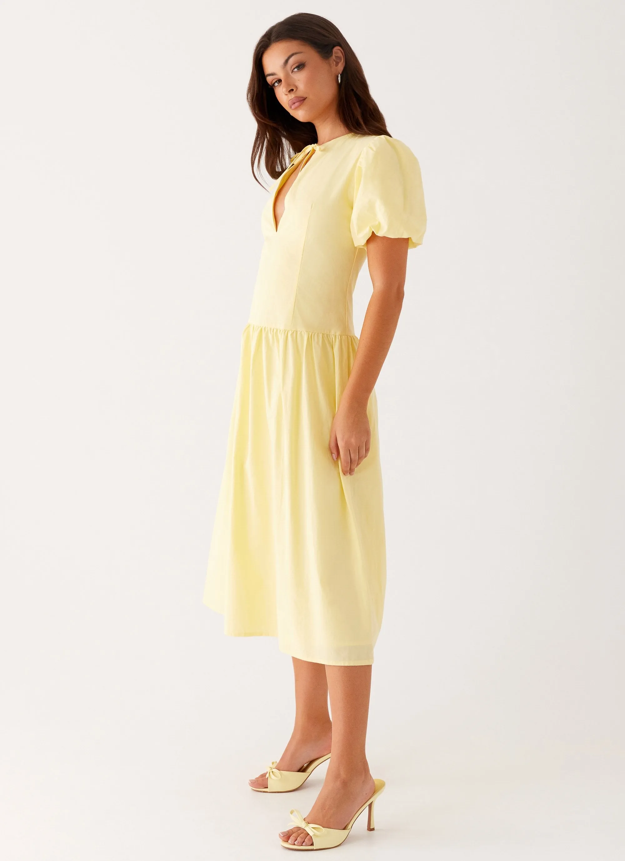 Reyna Midi Dress - Yellow sold by Peppermayo product image thumbnail 3