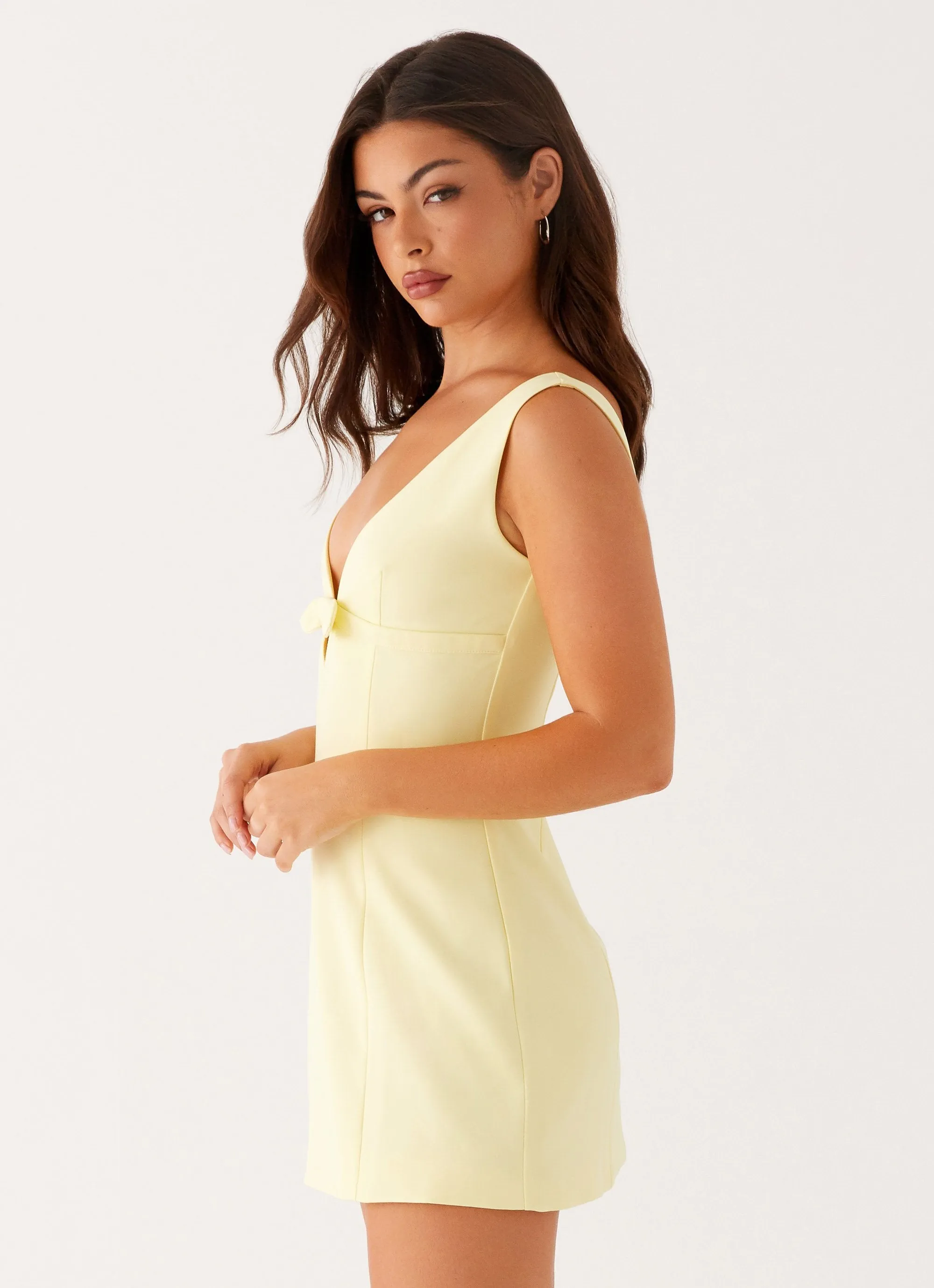 Caitlin Mini Dress - Yellow sold by Peppermayo product image thumbnail 4