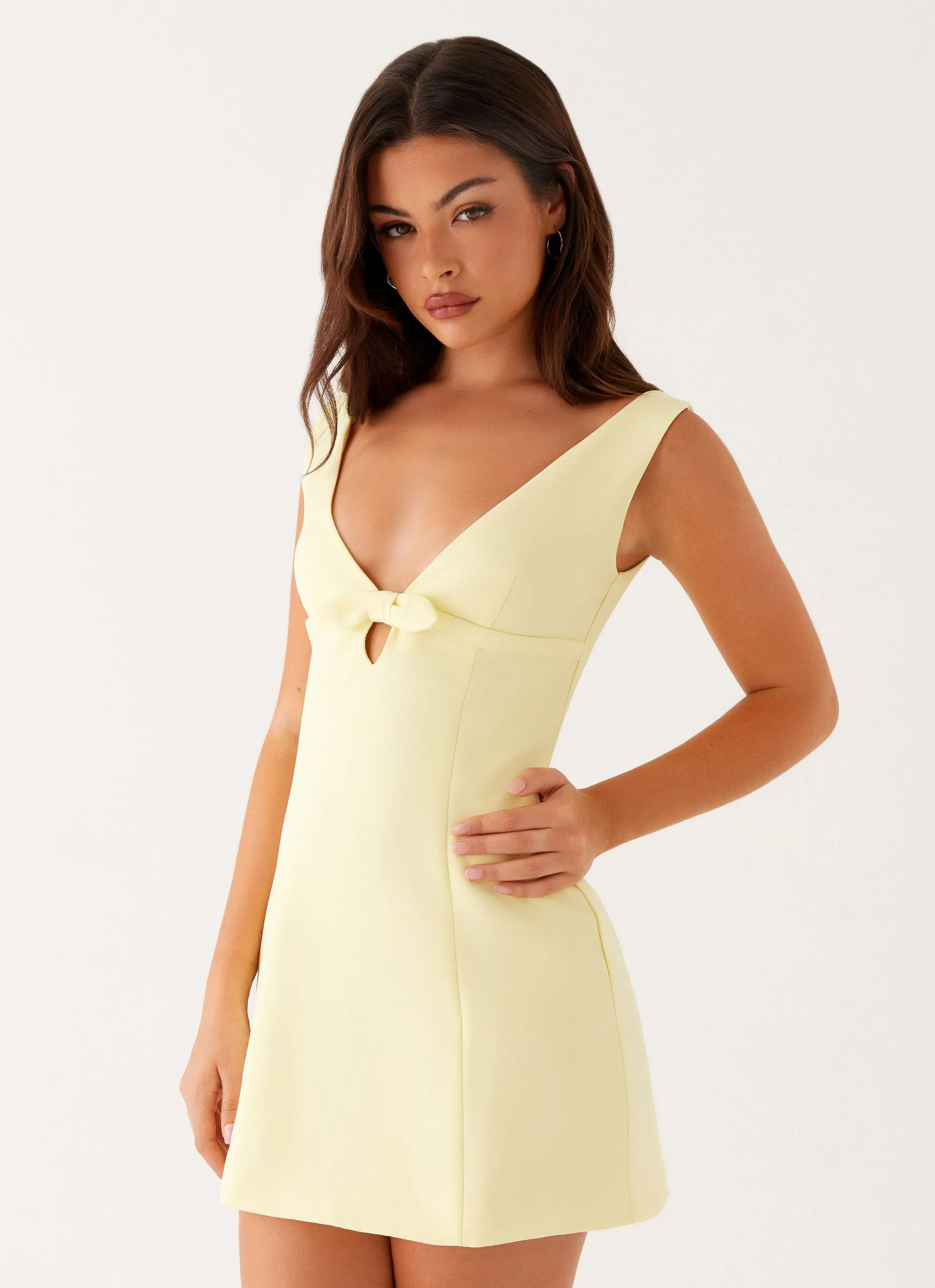 Caitlin Mini Dress - Yellow sold by Peppermayo product image thumbnail 2