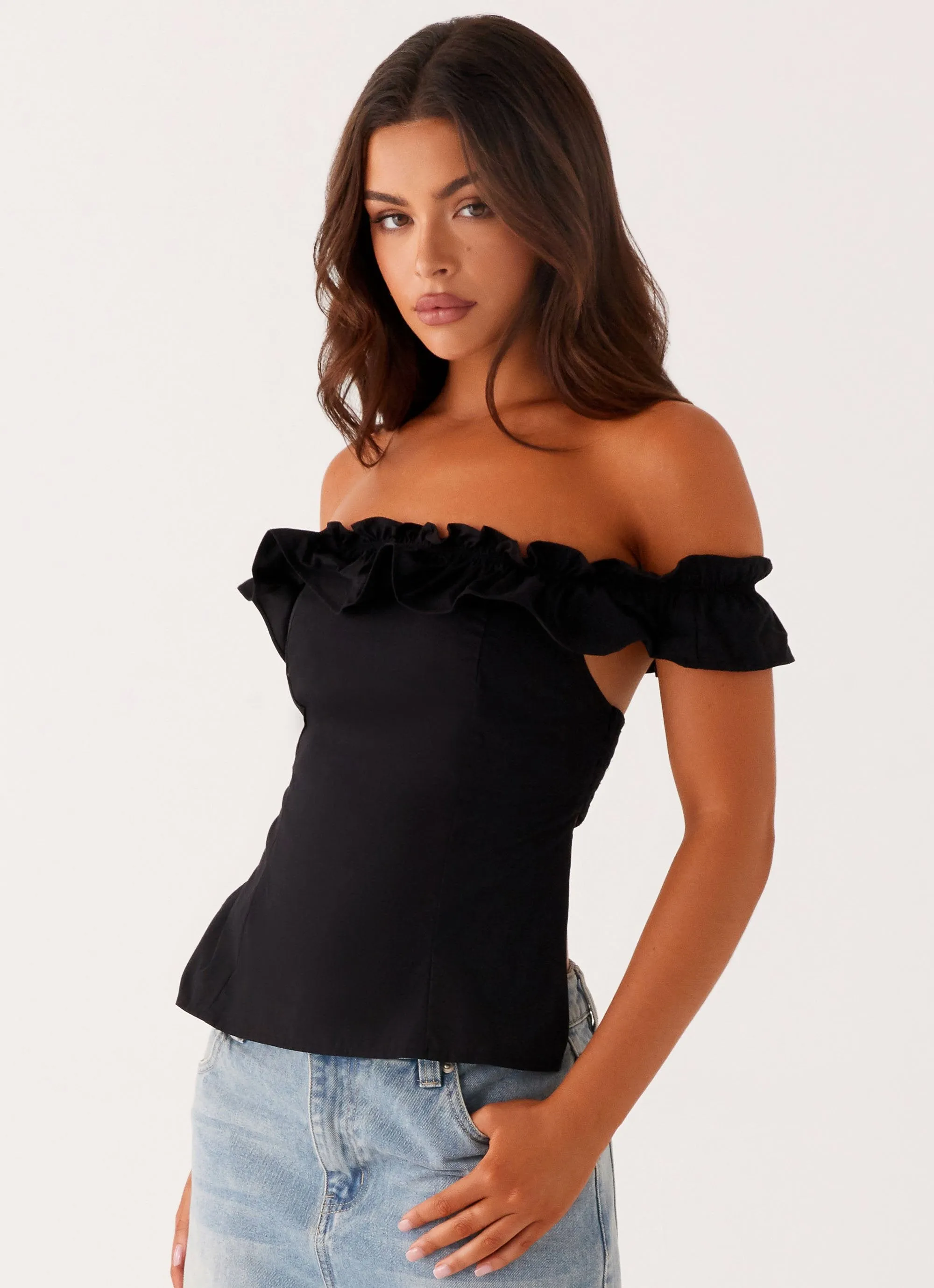 Gwyneth Top - Black sold by Peppermayo product image thumbnail 3