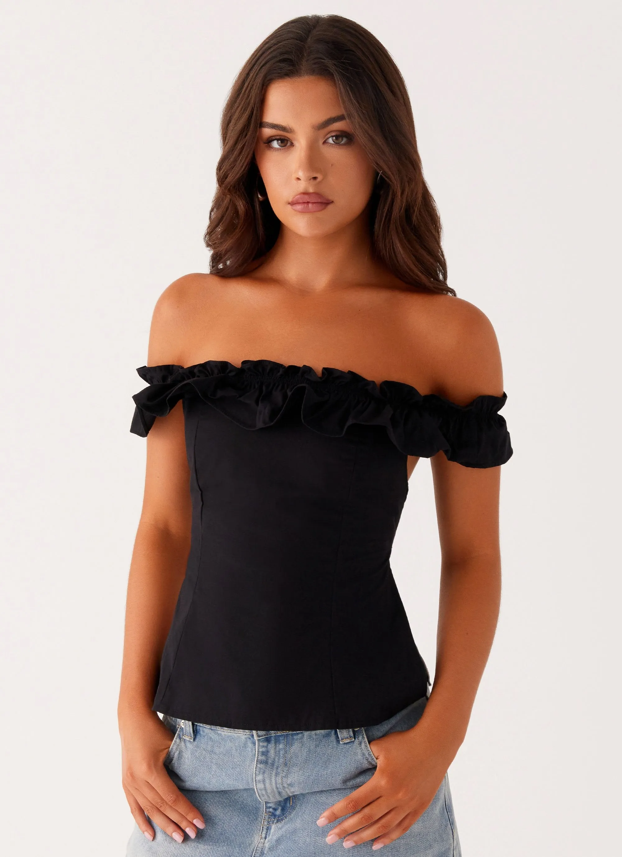 Gwyneth Top - Black sold by Peppermayo product image thumbnail 5