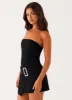 All For You Strapless Mini Dress - Black sold by Peppermayo