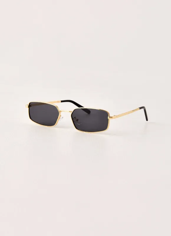 Lennon Sunglasses - Black sold by Peppermayo