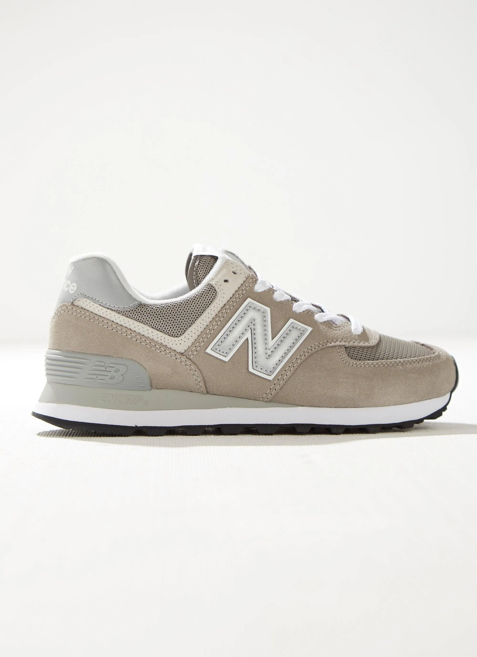 574 Sneaker - Grey with White sold by Peppermayo product image thumbnail 4