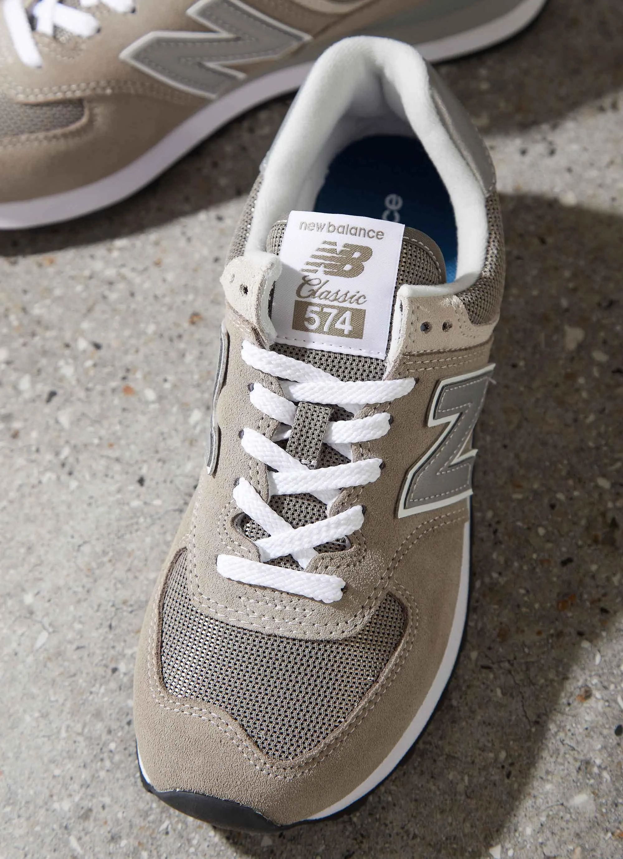 574 Sneaker - Grey with White sold by Peppermayo product image thumbnail 2