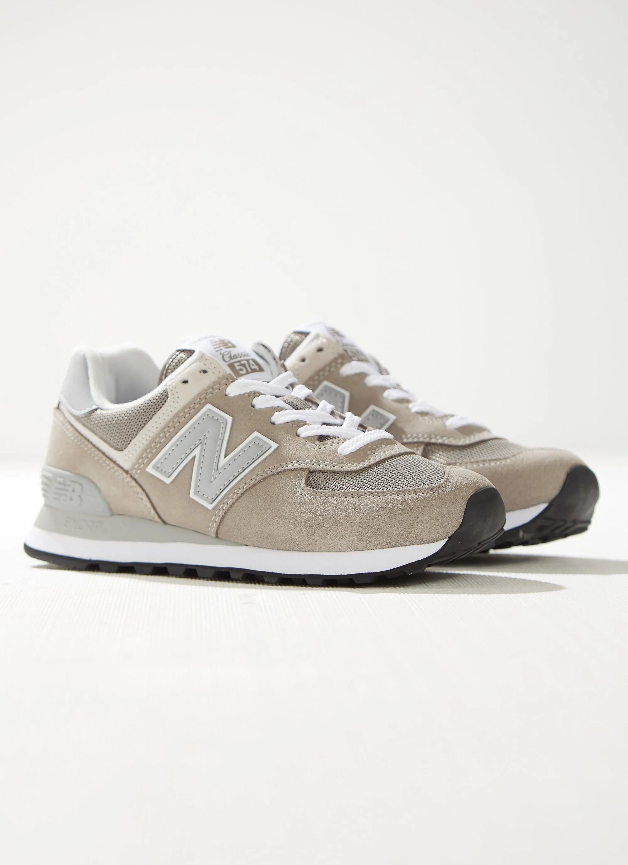 574 Sneaker - Grey with White sold by Peppermayo product image thumbnail 3