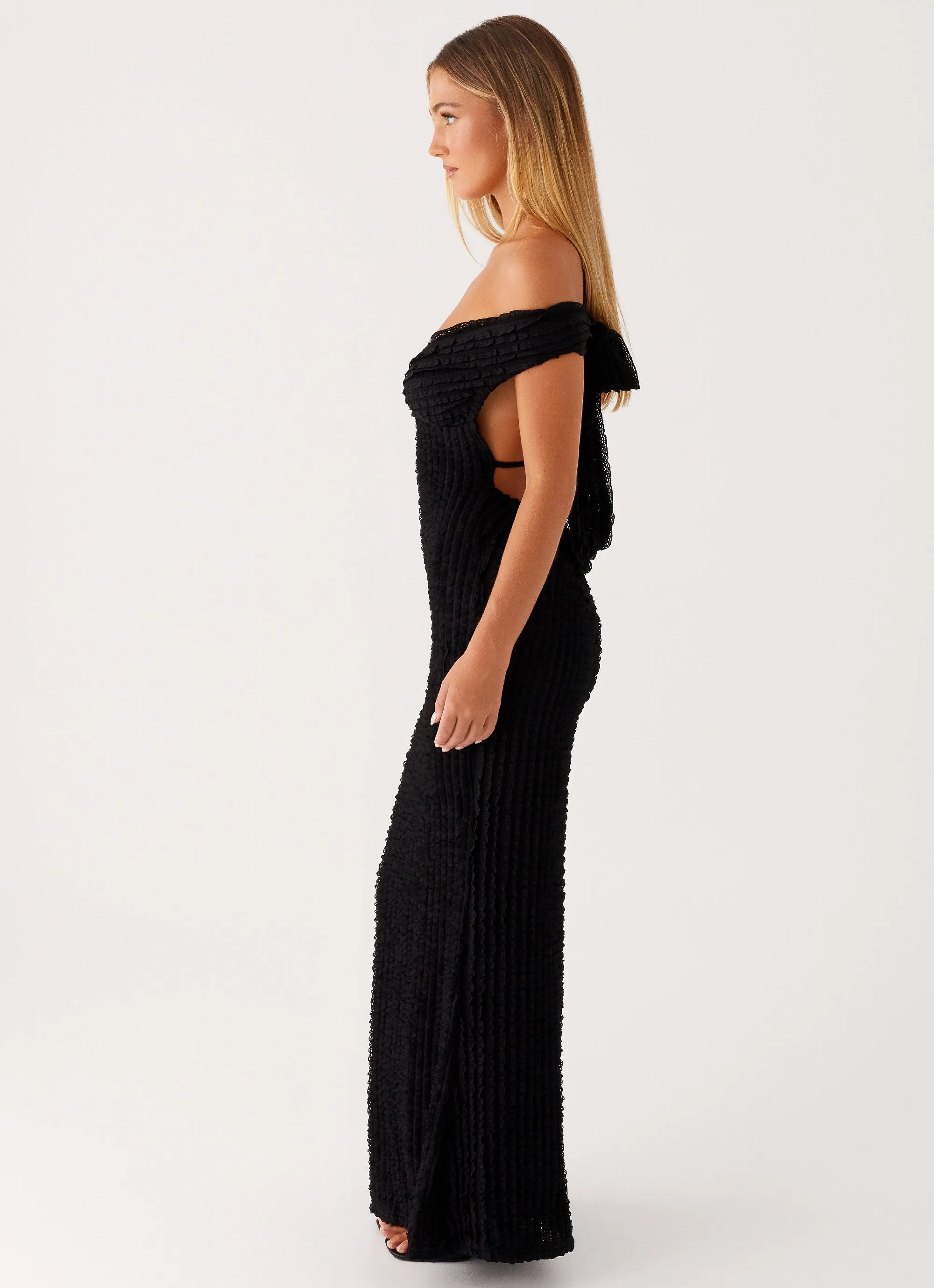Chantelle Maxi Dress - Black sold by Peppermayo product image thumbnail 3