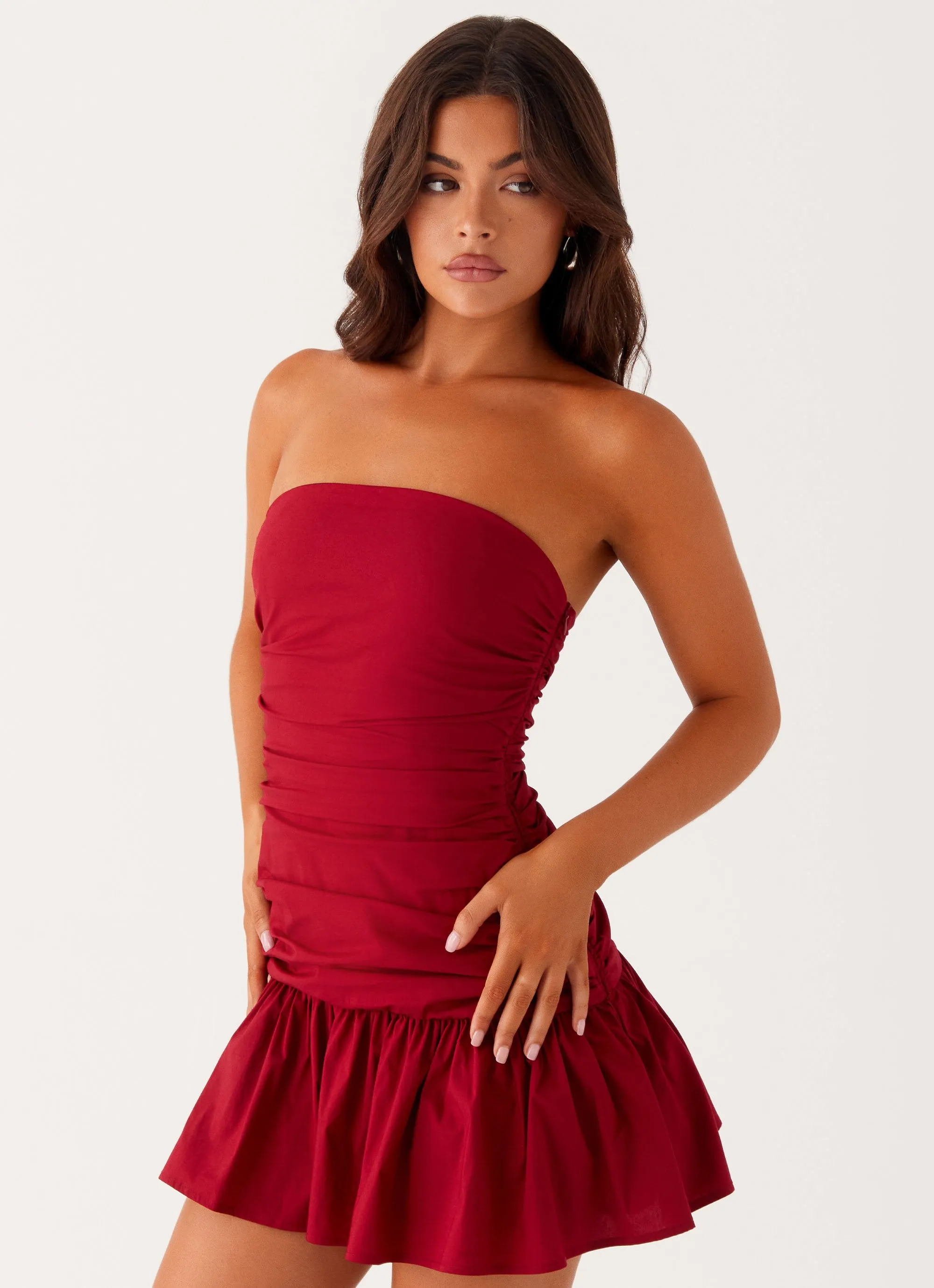 Carmel Mini Dress - Merlot sold by Peppermayo product image thumbnail 5