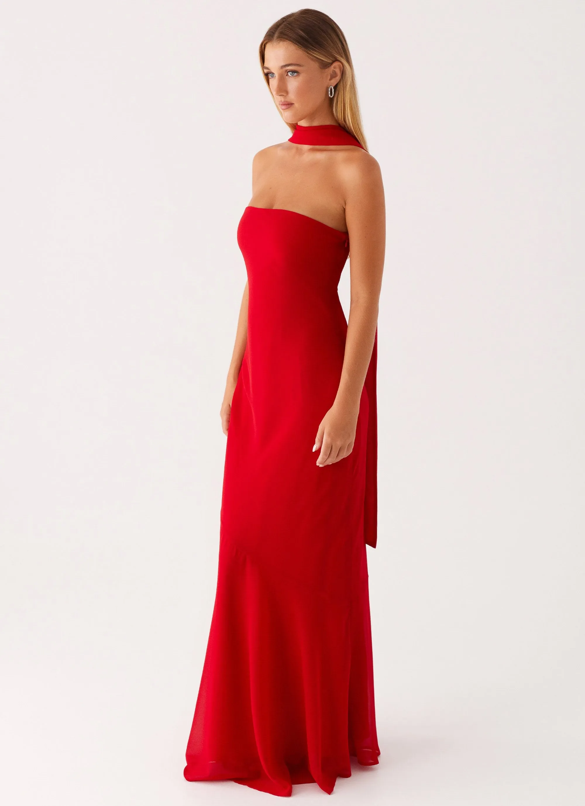 Under The Pagoda Maxi Dress - Red sold by Peppermayo product image thumbnail 4