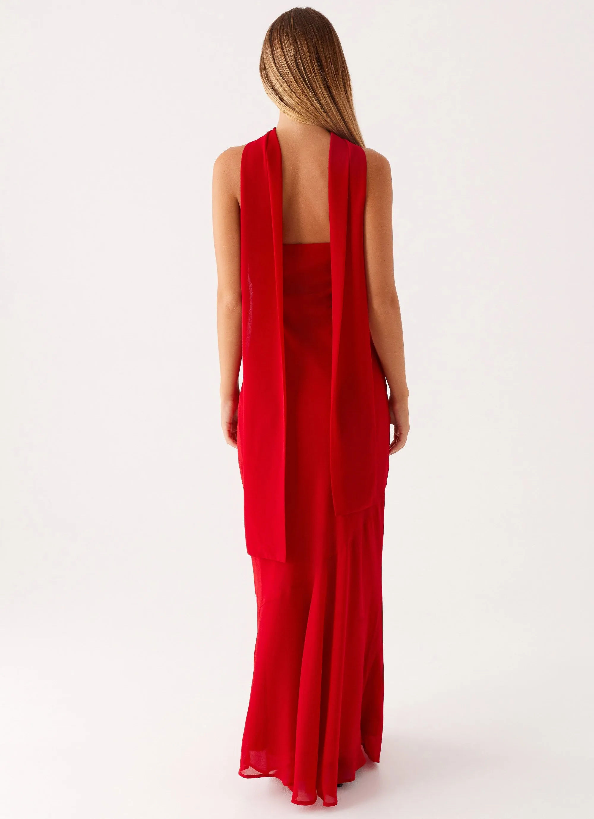 Under The Pagoda Maxi Dress - Red sold by Peppermayo product image thumbnail 5