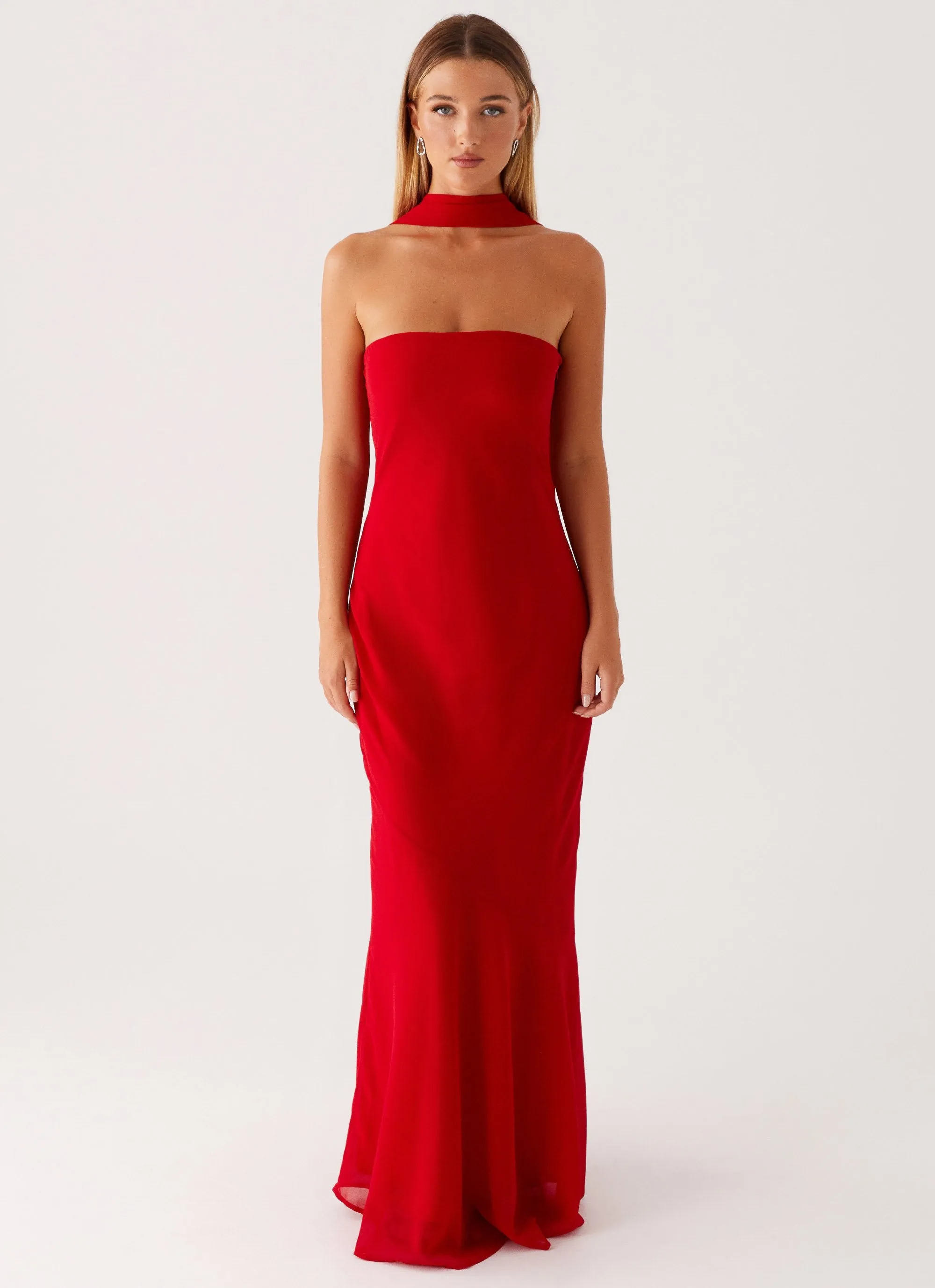 Under The Pagoda Maxi Dress - Red sold by Peppermayo product image thumbnail 3