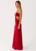 Hallie Maxi Dress - Red sold by Peppermayo