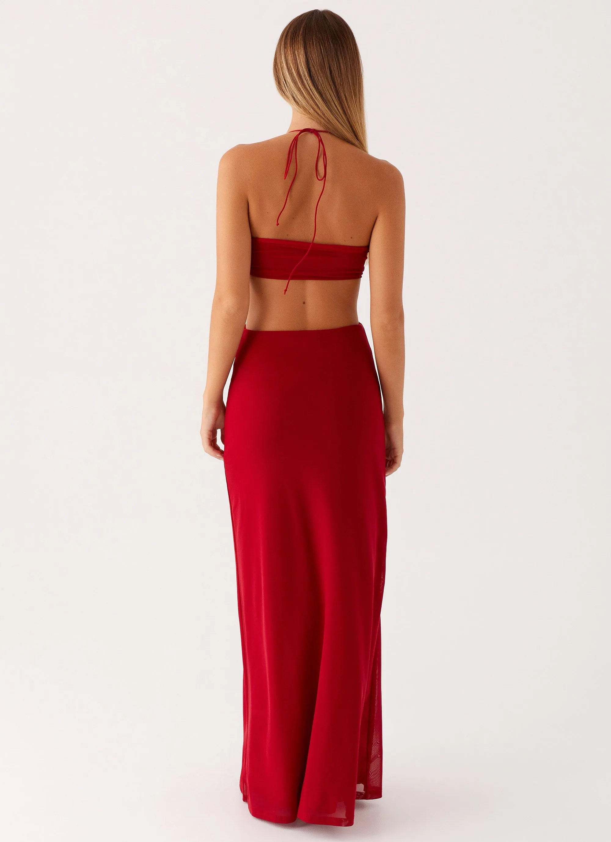 Hallie Maxi Dress - Red sold by Peppermayo product image thumbnail 5