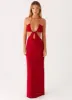 Hallie Maxi Dress - Red sold by Peppermayo