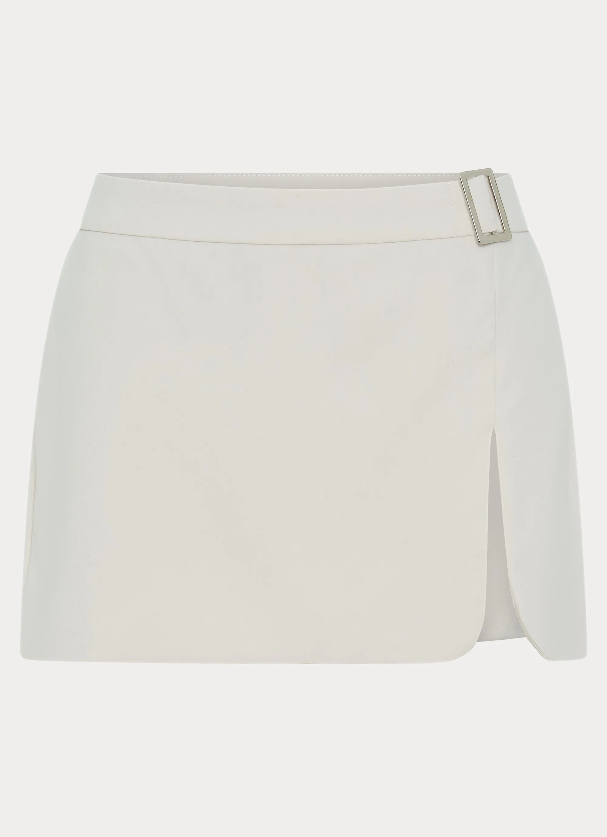 Adley Buckle Mini Skirt - Ivory sold by Peppermayo product image thumbnail 3