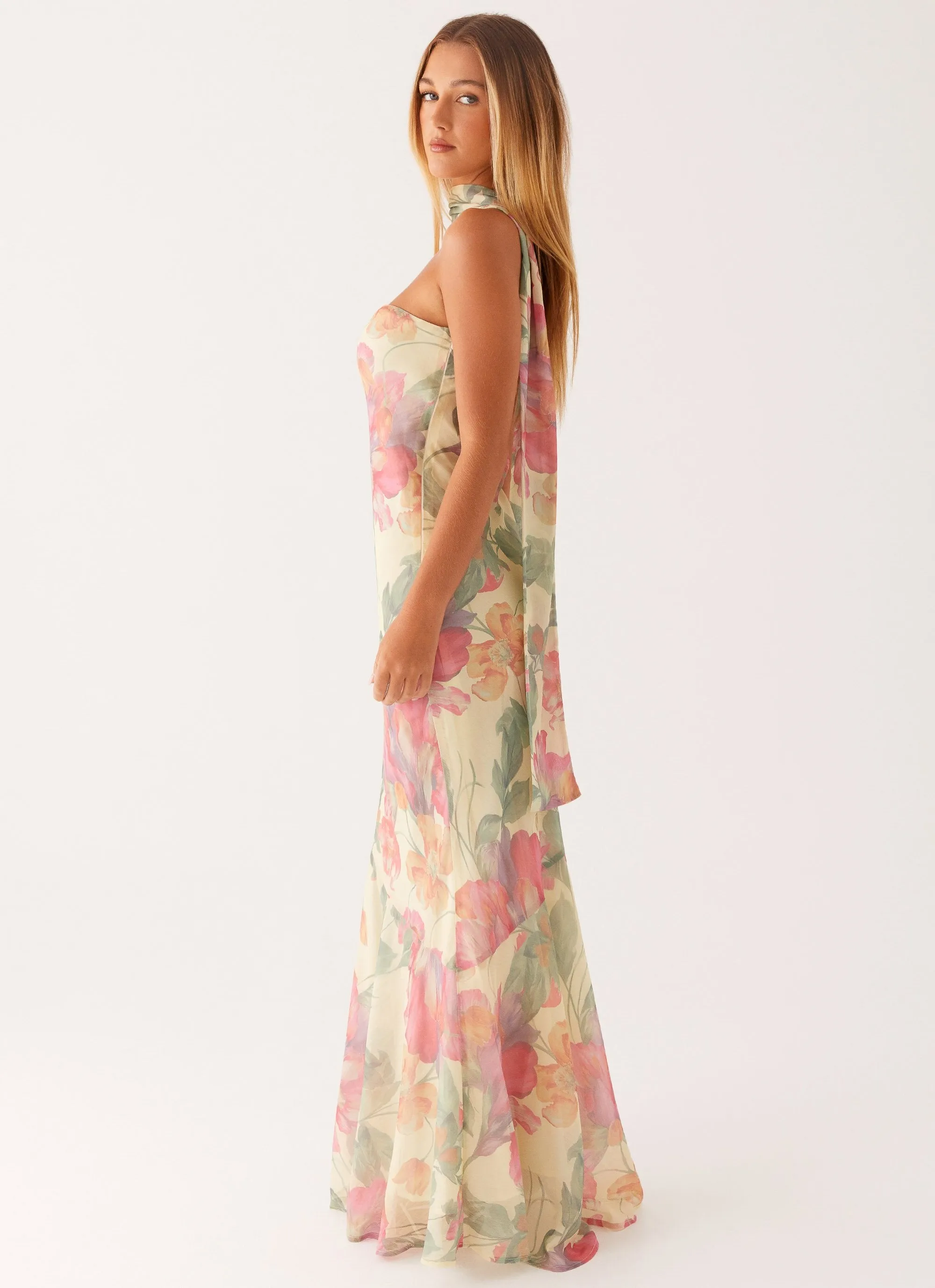 Under The Pagoda Maxi Dress - Yellow Peony sold by Peppermayo product image thumbnail 3