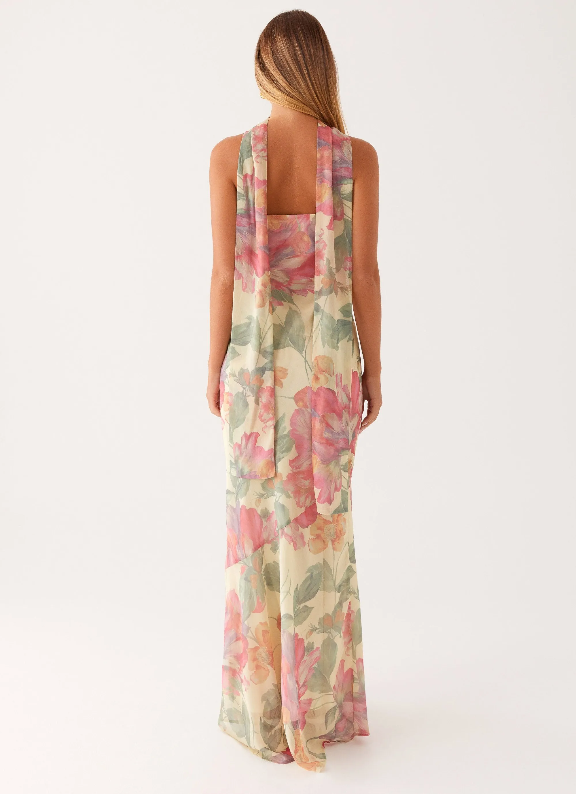 Under The Pagoda Maxi Dress - Yellow Peony sold by Peppermayo product image thumbnail 4