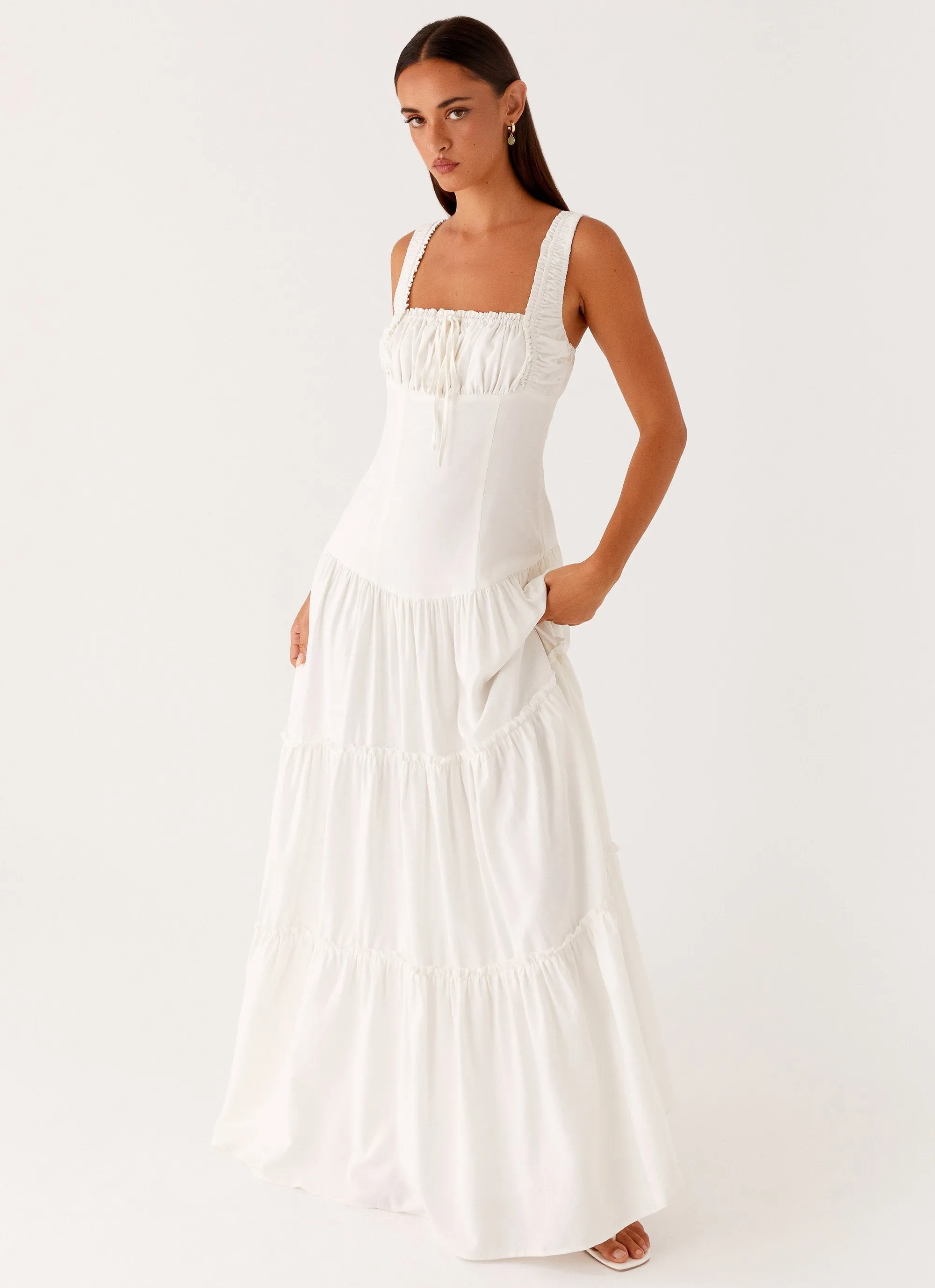 Esme Maxi Dress - White sold by Peppermayo product image thumbnail 4