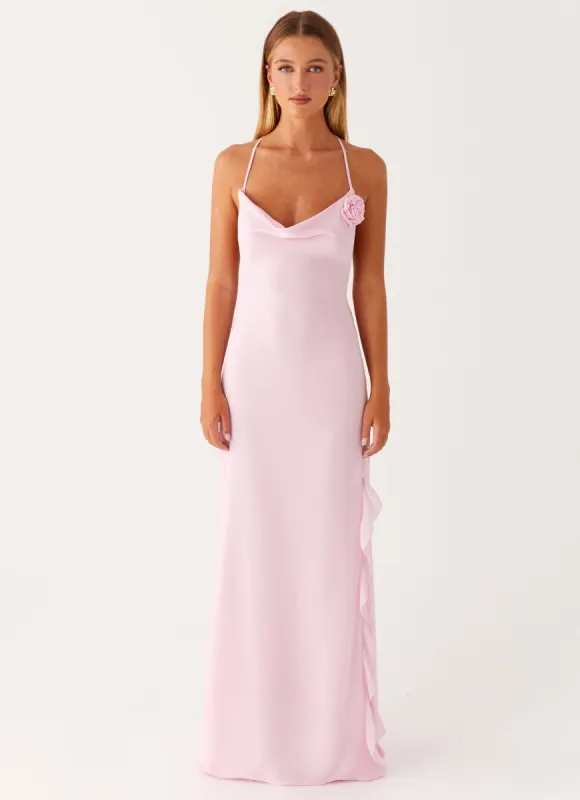 First Class Maxi Dress - Pink sold by Peppermayo