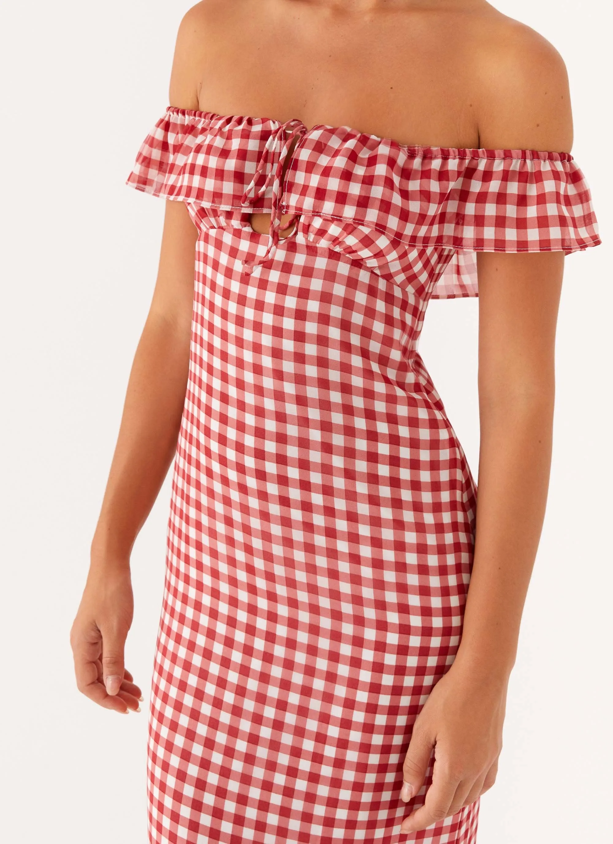 Scarlet Cherry Maxi Dress - Red Gingham sold by Peppermayo product image thumbnail 5