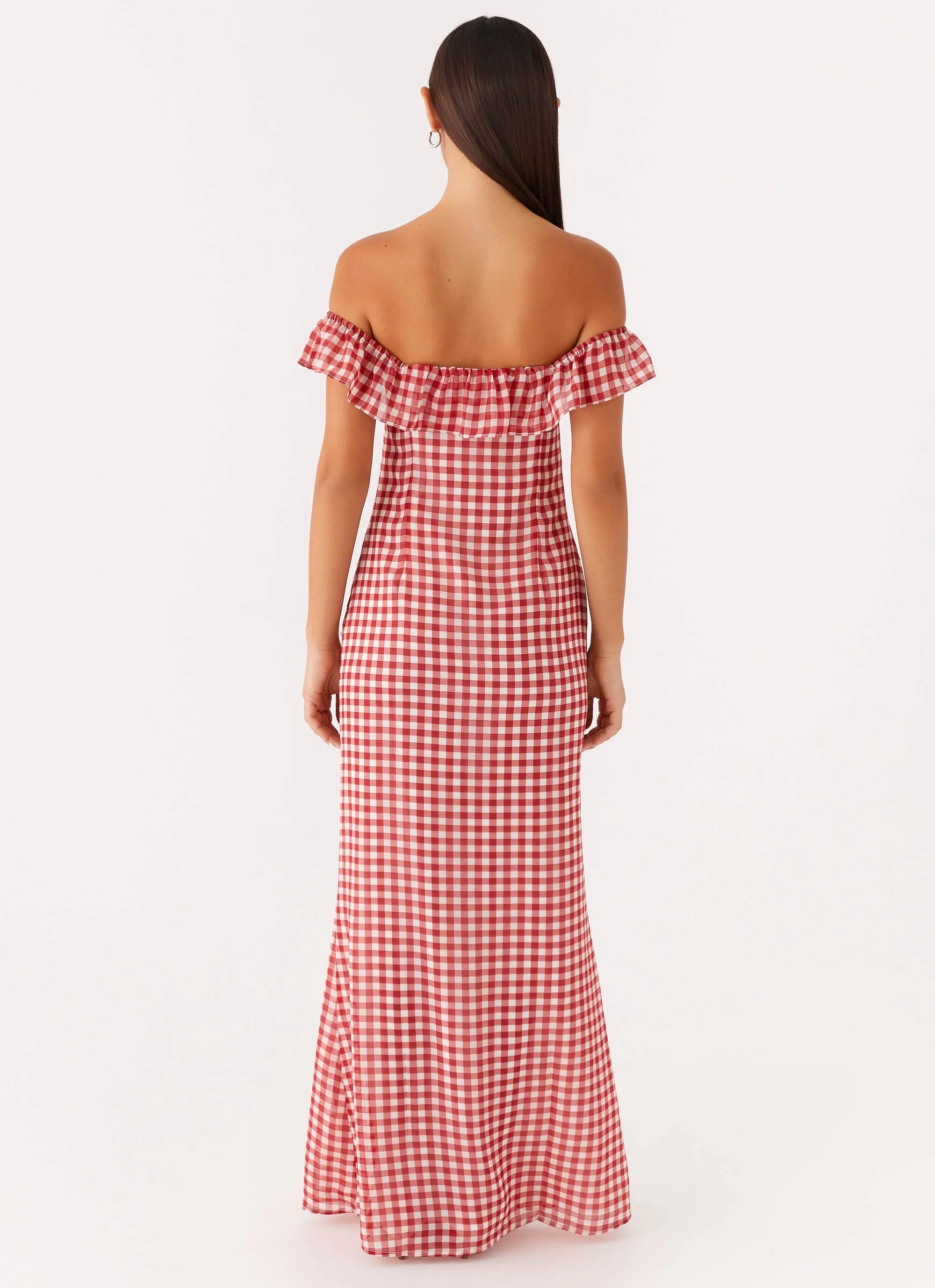 Scarlet Cherry Maxi Dress - Red Gingham sold by Peppermayo product image thumbnail 4
