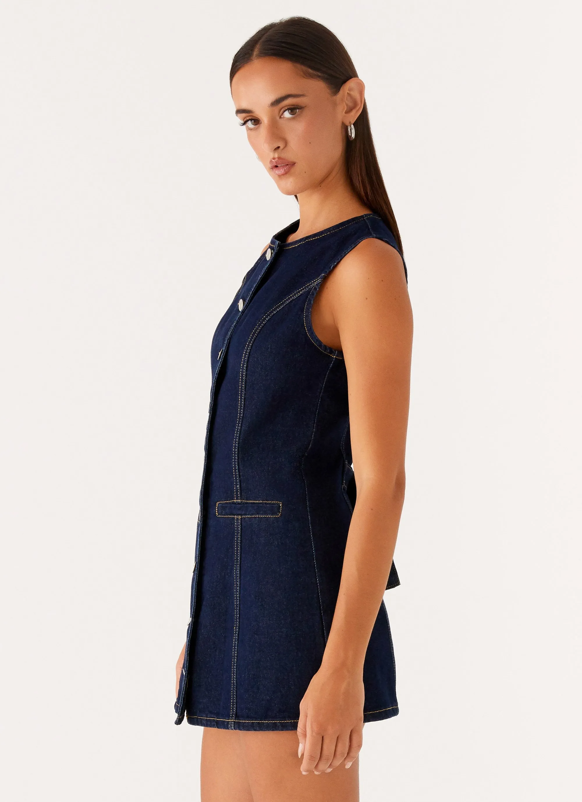 Dolton Mini Dress - Indigo sold by Peppermayo product image thumbnail 3