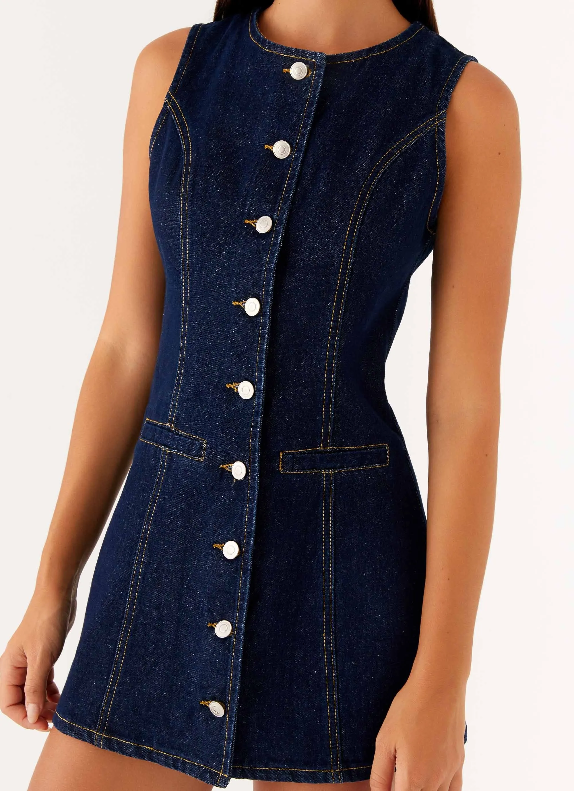 Dolton Mini Dress - Indigo sold by Peppermayo product image thumbnail 5
