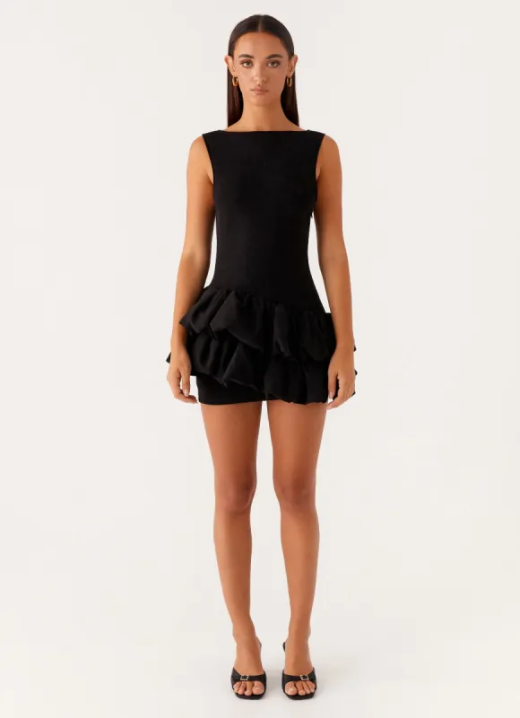 Break Free Mini Dress - Black sold by Peppermayo