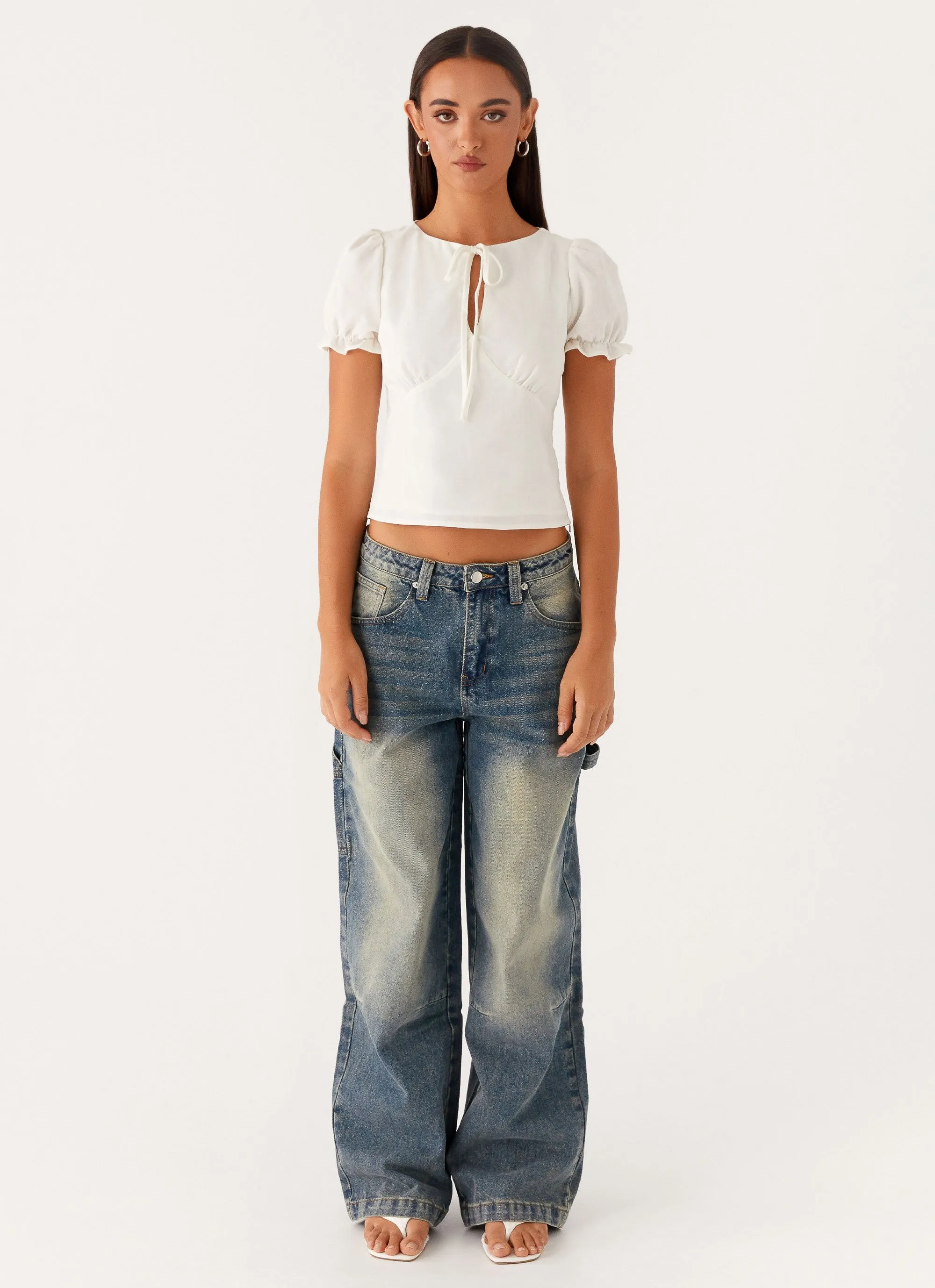 Jaylie Denim Jeans - Dirty Vintage Wash sold by Peppermayo product image thumbnail 2