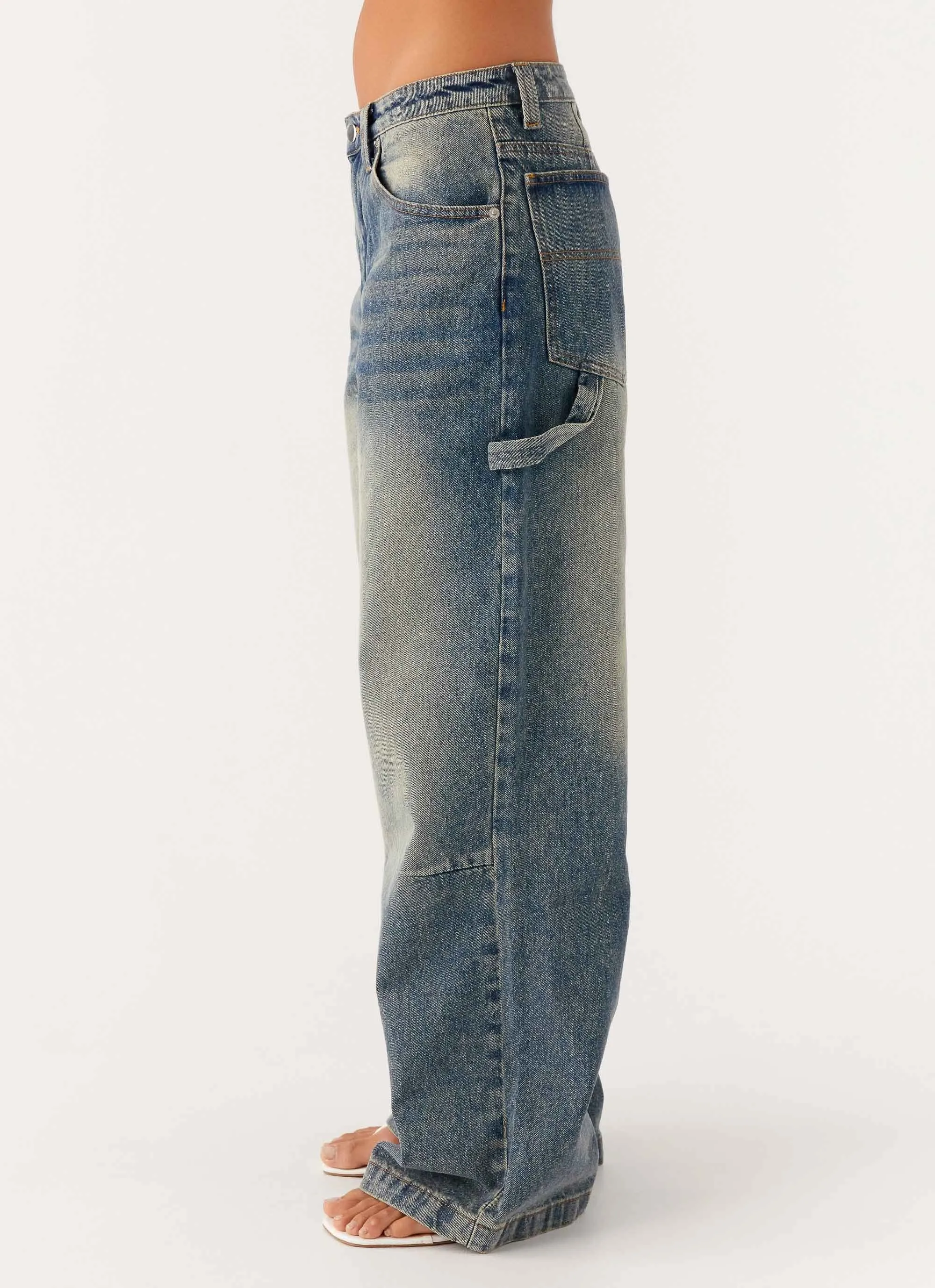 Jaylie Denim Jeans - Dirty Vintage Wash sold by Peppermayo product image thumbnail 3