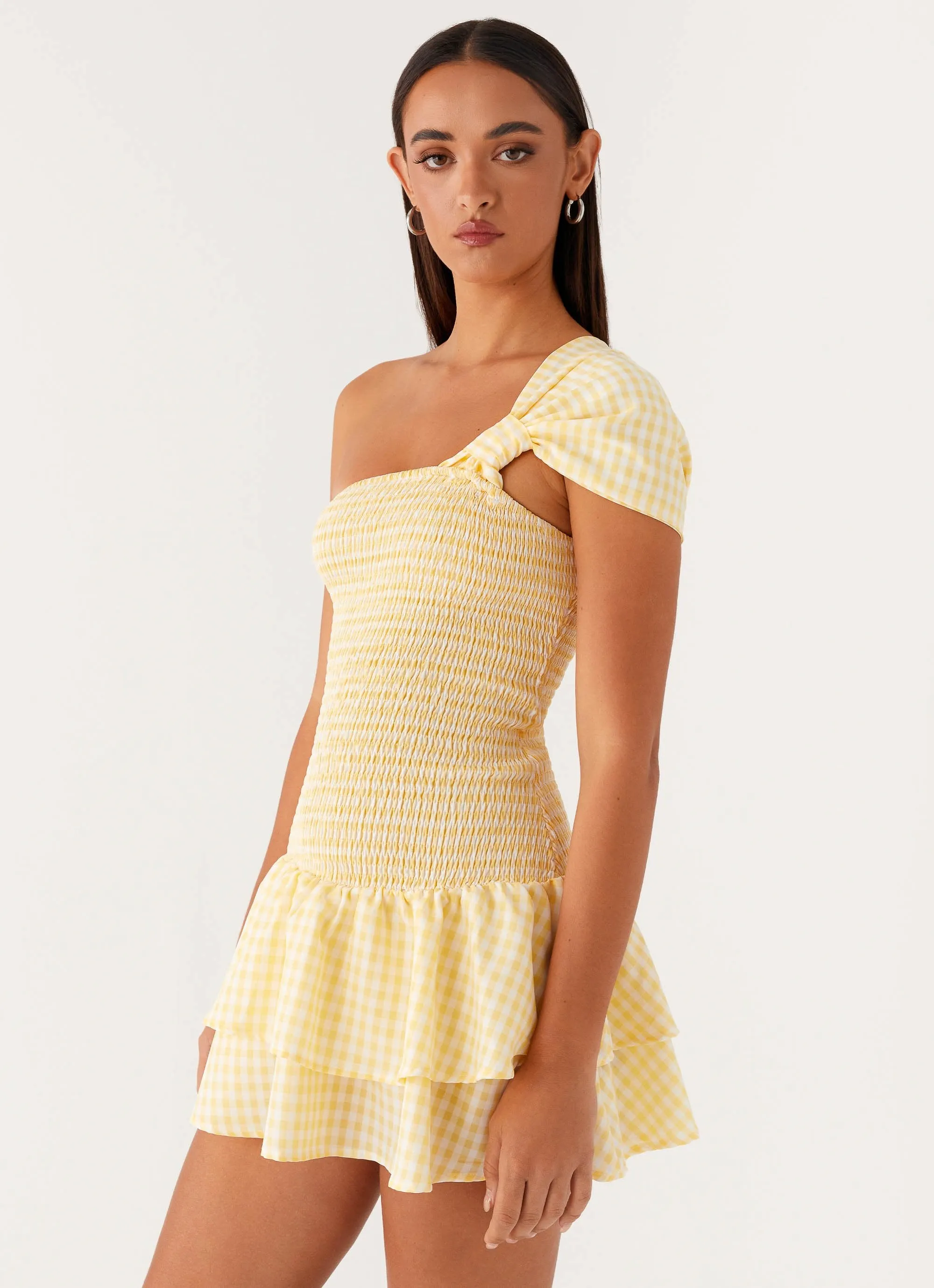 Brandy Mini Dress - Yellow Gingham sold by Peppermayo product image thumbnail 5
