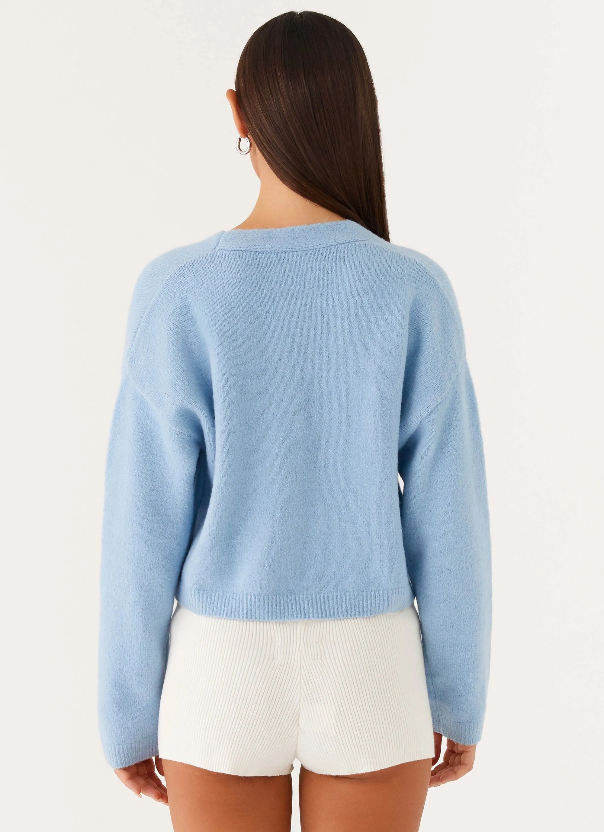 Lenka Oversized Cardigan - Blue sold by Peppermayo product image thumbnail 4