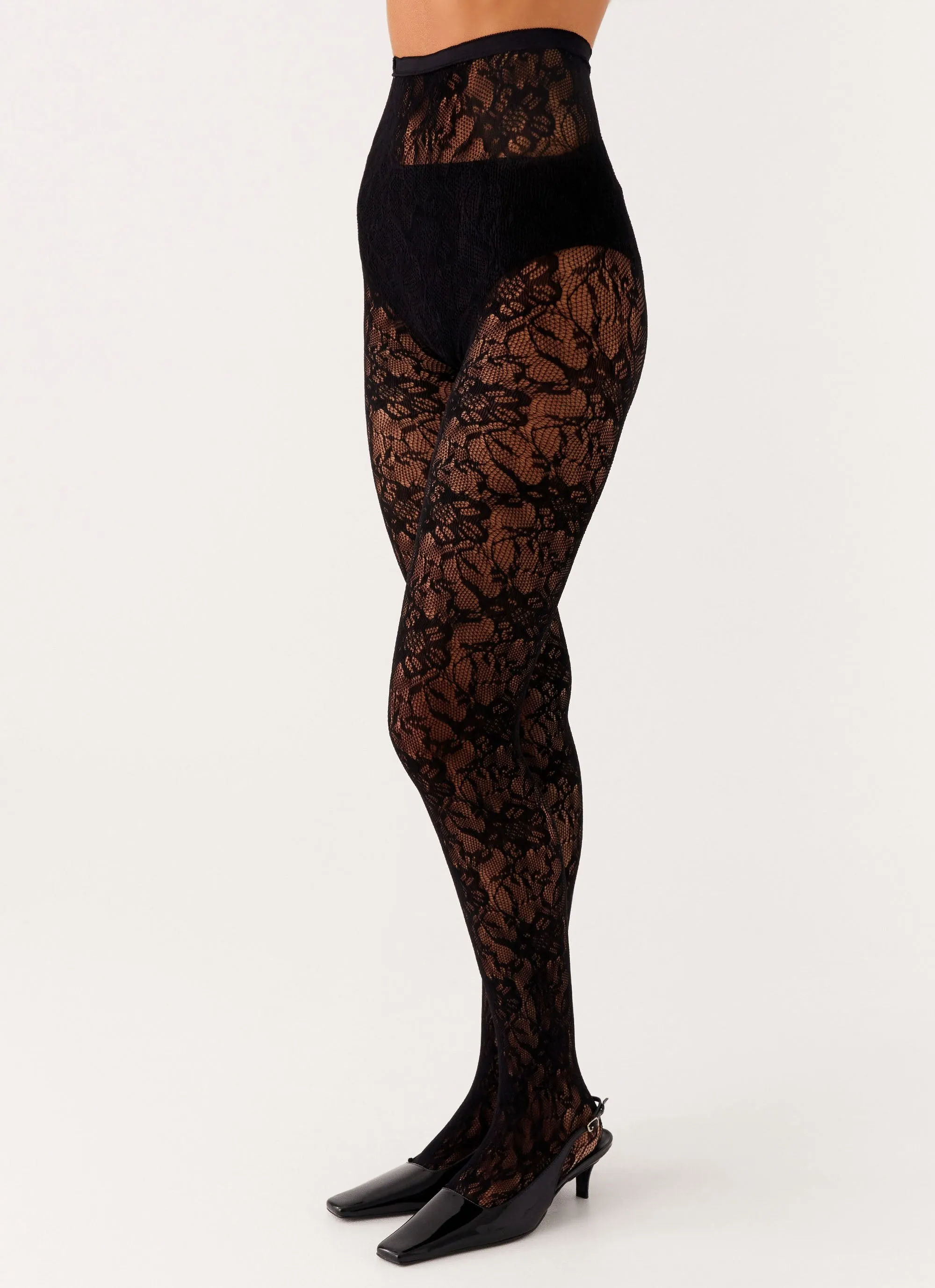 Lorena Stockings - Black sold by Peppermayo product image thumbnail 3