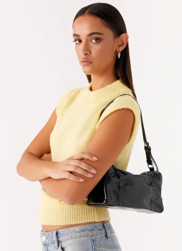 Maurie Shoulder Bag - Black sold by Peppermayo