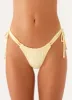 Juni Bikini Bottoms - Pastel Yellow sold by Peppermayo