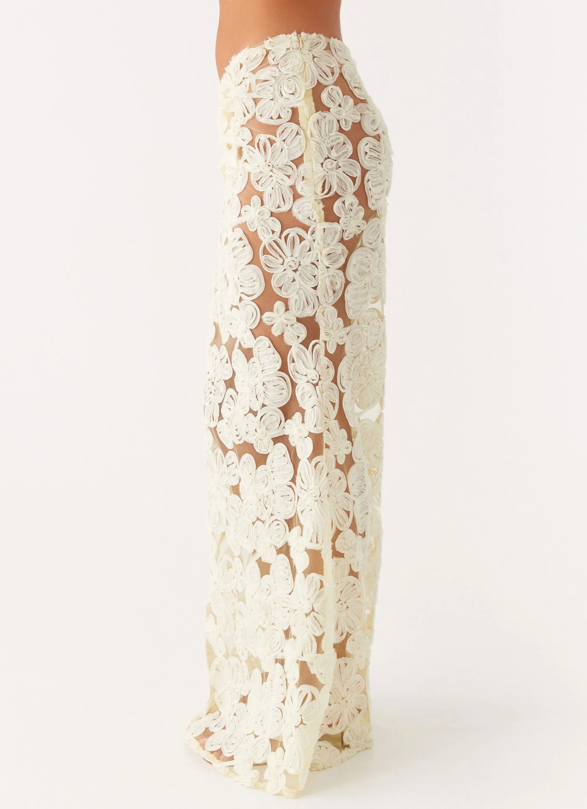 Fiorella Floret Maxi Skirt - Yellow sold by Peppermayo product image thumbnail 3