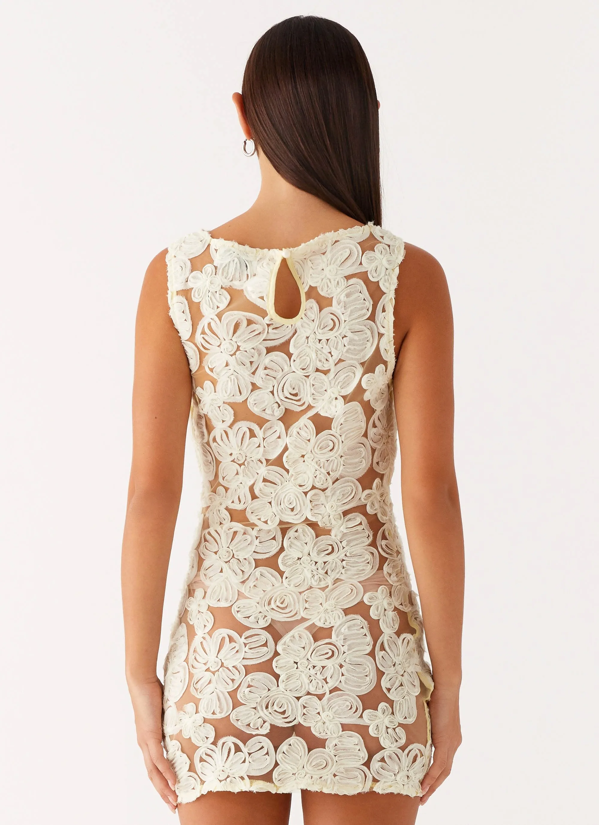 Candace Mini Dress - Yellow sold by Peppermayo product image thumbnail 4