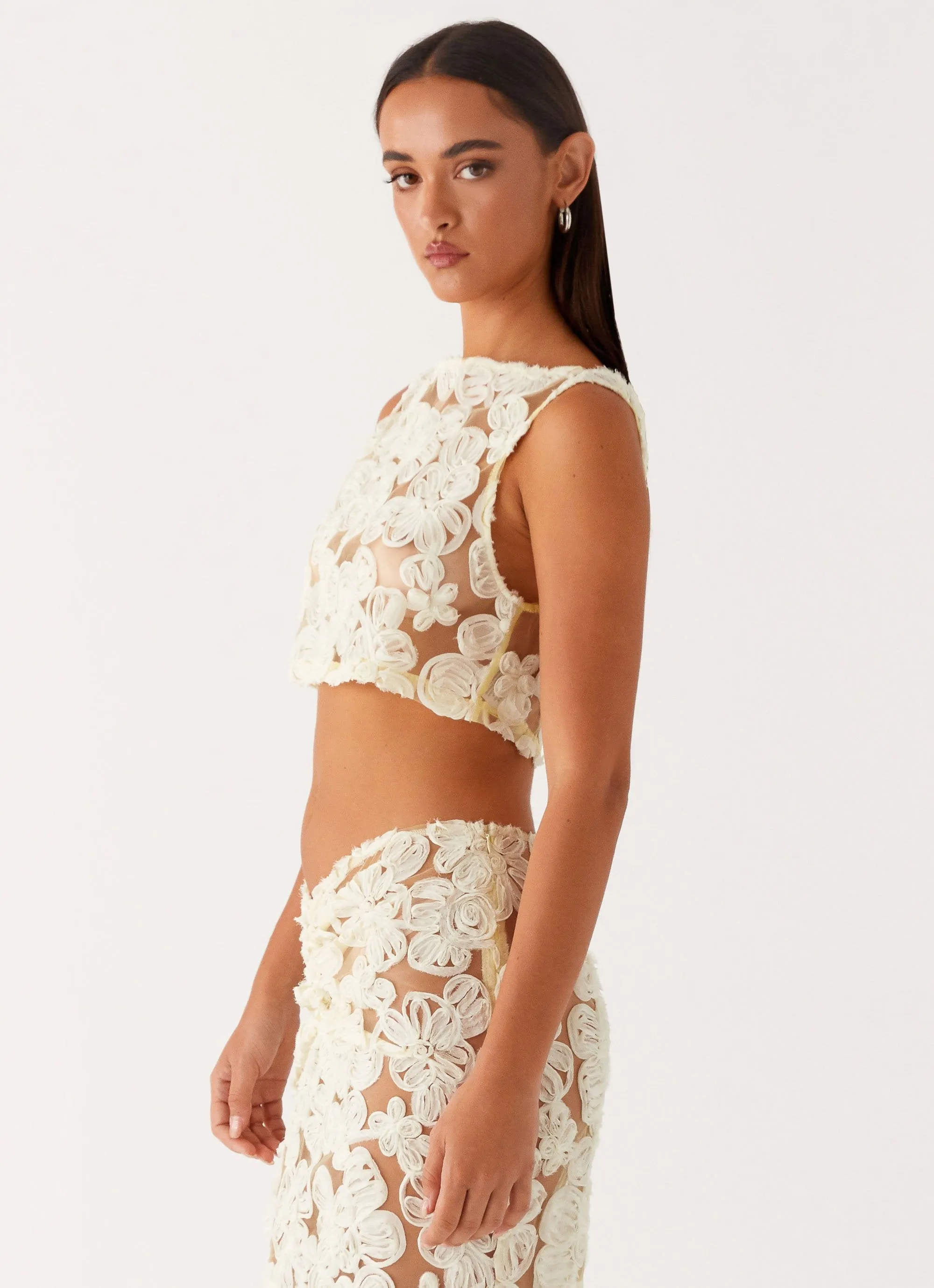 Fiorella Floret Top - Yellow sold by Peppermayo product image thumbnail 5