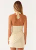 Henrietta Mini Dress - Pastel Yellow sold by Peppermayo