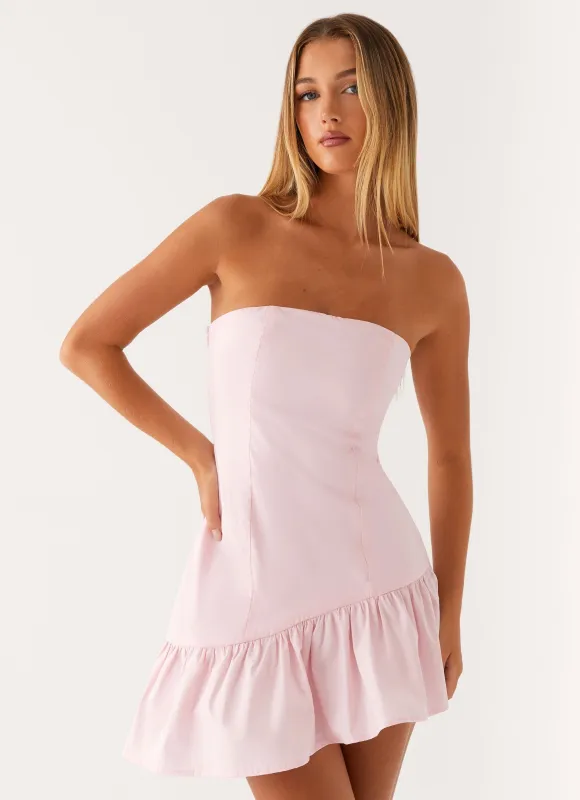 Camillo Mini Dress - Pink sold by Peppermayo