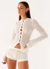 Molly Crochet Cardigan - Ivory sold by Peppermayo