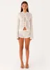 Molly Crochet Cardigan - Ivory sold by Peppermayo