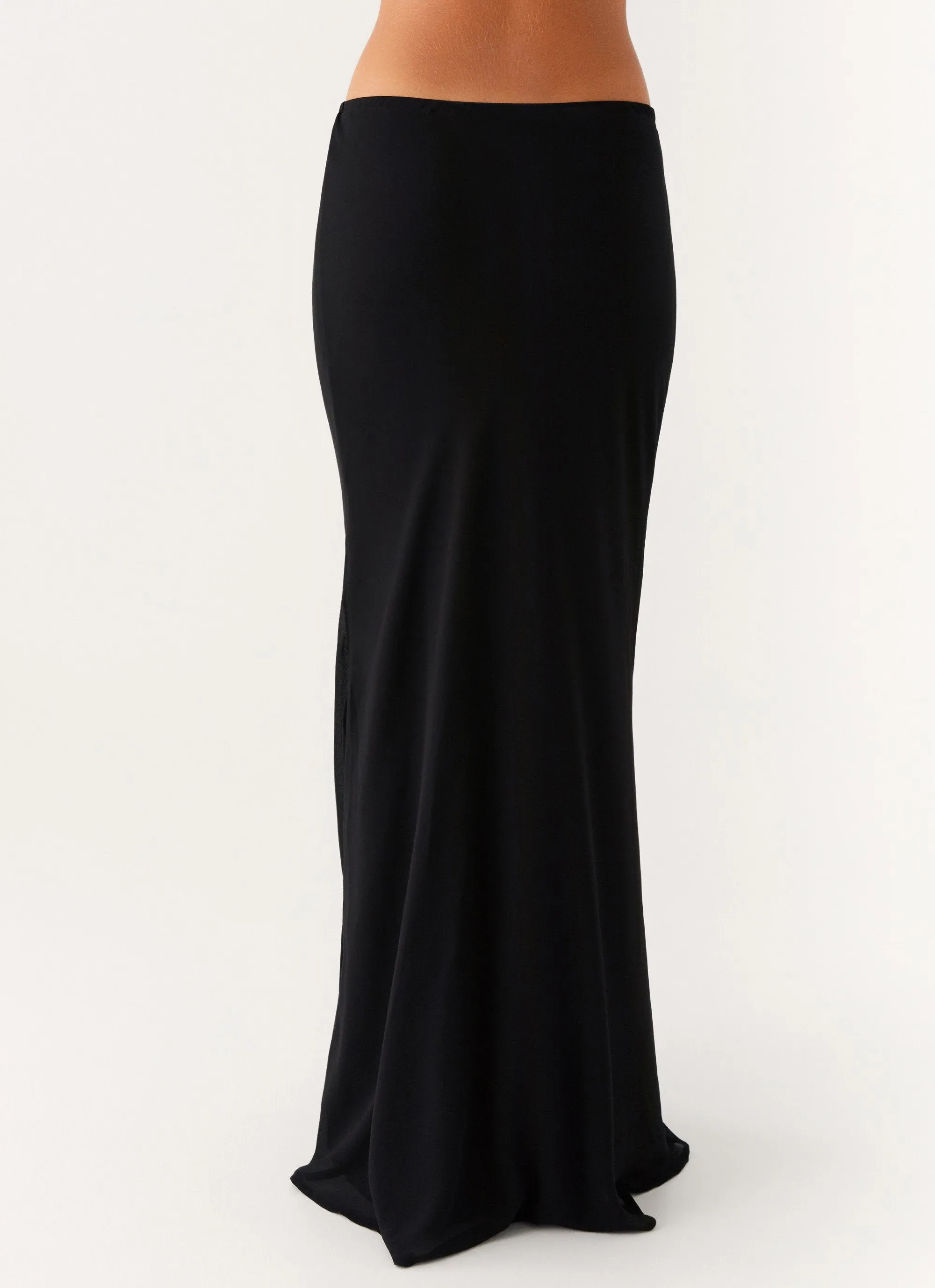 Canyon Chiffon Maxi Skirt - Black sold by Peppermayo product image thumbnail 5