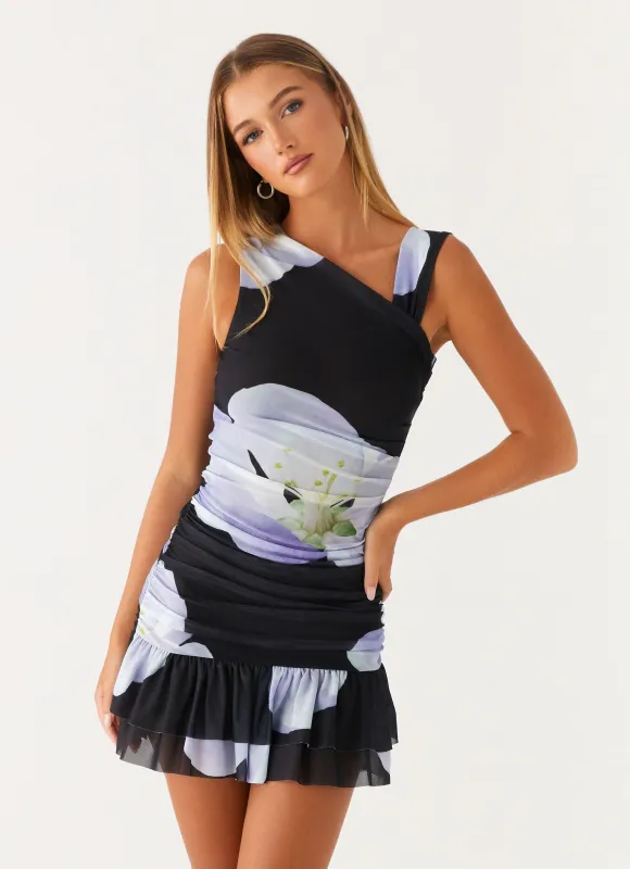 Maverick Mini Dress - Flower Print sold by Peppermayo