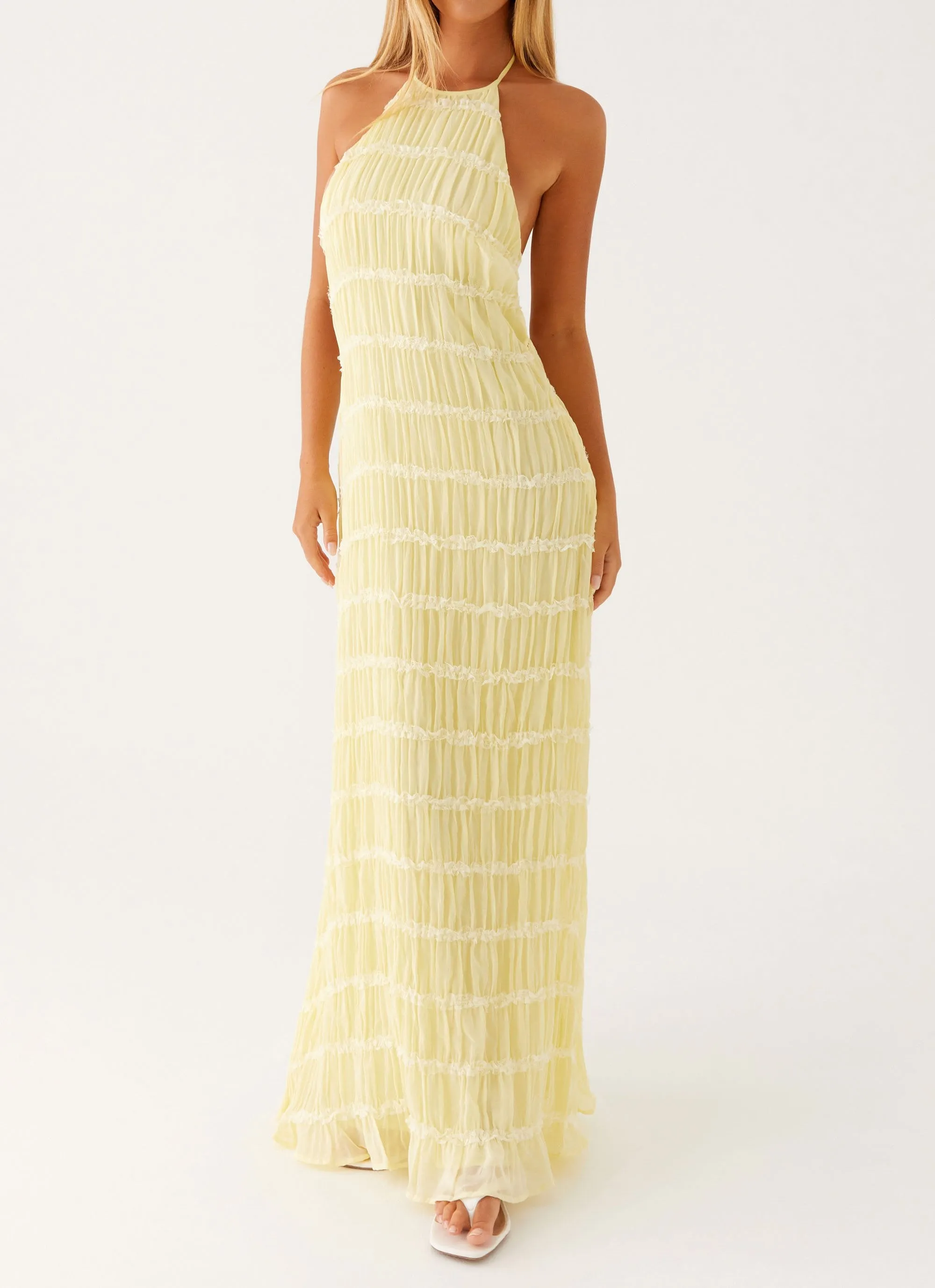 Aullie Maxi Dress - Yellow sold by Peppermayo product image thumbnail 5