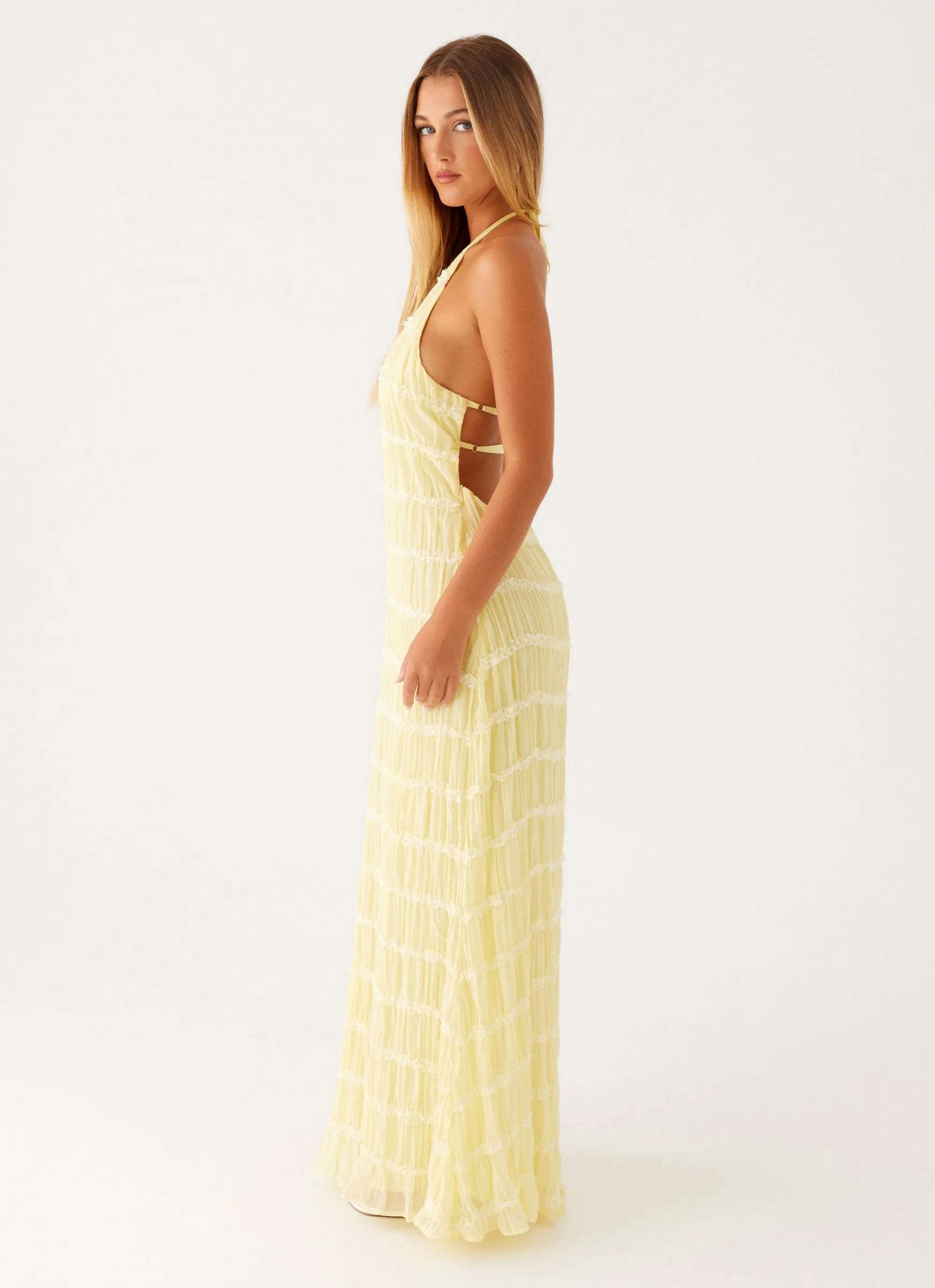Aullie Maxi Dress - Yellow sold by Peppermayo product image thumbnail 2