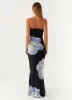 Jorja Maxi Dress - Flower Print sold by Peppermayo