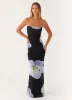 Jorja Maxi Dress - Flower Print sold by Peppermayo