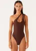 Drifted One Piece Swimsuit - Chocolate sold by Peppermayo