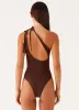 Drifted One Piece Swimsuit - Chocolate sold by Peppermayo